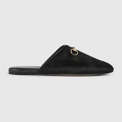 Gucci Women's Mule With Horsebit In Black