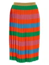 Gucci Women's Multicolor Viscose Blend Skirt | Size Medium | 743210xkc8i Color 7548