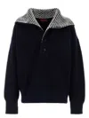 Gucci Navy Blue Stretch Cotton Blend Polo Shirt