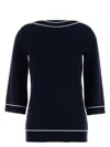 Gucci Oversize Wool Sweater With Contrast Trim And Button Detail