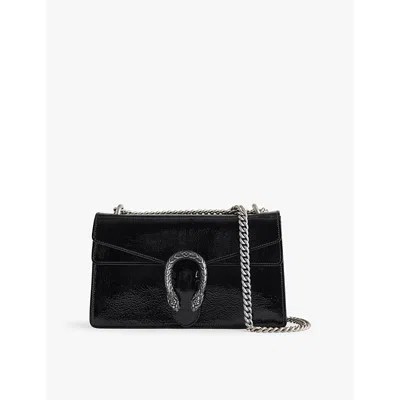 Gucci Womens Nero Dionysus Chain-strap Leather Shoulder Bag