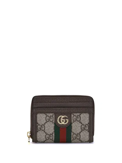 Gucci Women Ophidia Card Holder In Multi