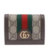 Gucci Ophidia Gg Card Case Wallet