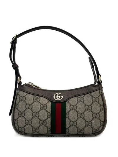 Gucci Women Ophidia Gg Mini Bag In Brown