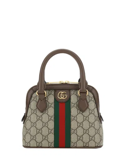 Gucci Women Ophidia Handbag In Brown