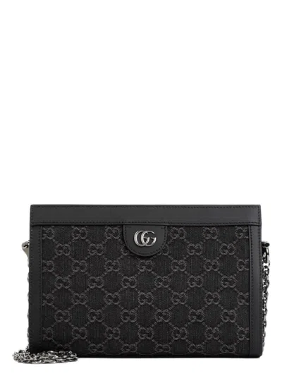Gucci Women's Ophidia Small Shoulder Bag Black/grey | 503877fac2f
