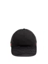 Gucci `original Gg Canvas` Baseball Hat With `web` In Black