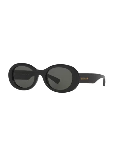 Gucci Women's Oval Sunglasses, Gg1587s Gc000137 In Black