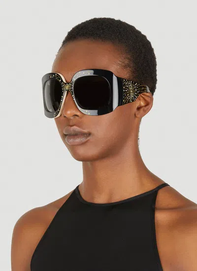 Gucci Women Oversize Square Frame Sunglasses In Black