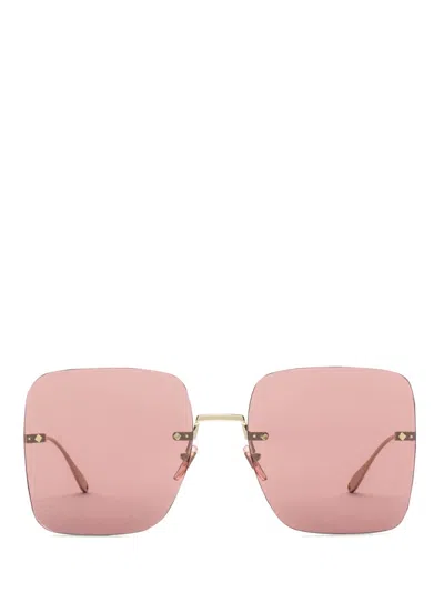 Gucci Women Oversized Square Sunglasses In Pink