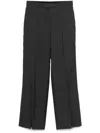 Gucci Gray Wool Trousers In Multicolor