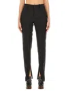 Gucci Regular Black Mohair Trousers In Black