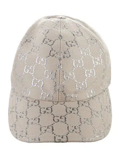 Pre-owned Gucci Women's Patterned Baseball Cap In Neutrals