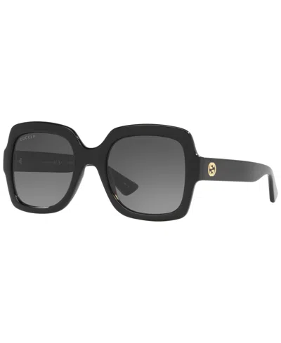 Gucci Woman Sunglasses Gg0036sn In Black