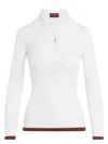 Gucci Cashmere And Silk Polo T-shirt In White