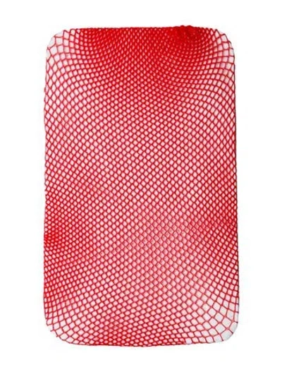 Pre-owned Gucci Women's Polyamide Fishnet Tights W/tags In Red