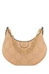 Gucci Women Powder Pink Leather Small Lion Gg Handbag In Neutral