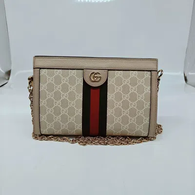 Gucci Women Pre-loved Bag Brand New Condition In Brown