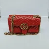 Gucci Women Gg Marmont Leahter Shoulder Bag In Multi