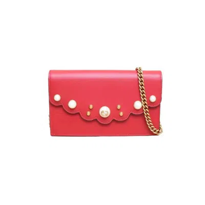 Gucci Women Pre-loved Bag Very Good Condition In Red