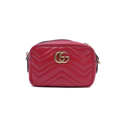 Gucci Women Pre-loved Bag Very Good Condition In Red
