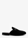 Gucci Women Princetown Gg Supreme Velvet Mule In Black