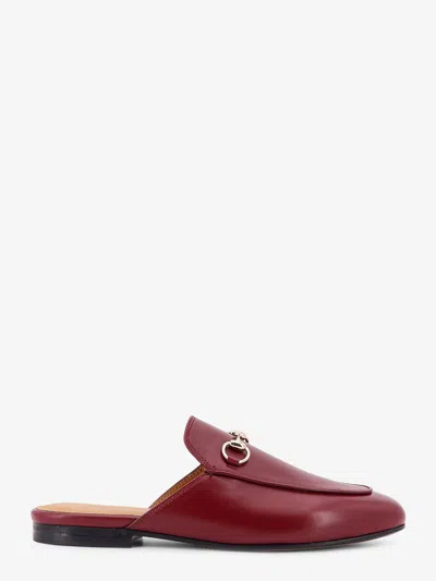 Gucci Women Princetown Leather Slipper