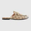 Gucci Women Princetown Supreme Gg Fabric Mule In Multi