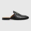 Gucci Womens Black Princetown Leather Mules Eur 38/5 Uk In Black
