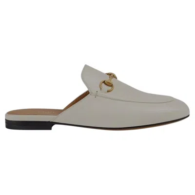 Pre-owned Gucci Women's Princetown Slipper Old Money Style 40 / 10 Cream / White