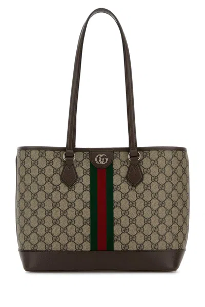 Gucci Women Printed Canvas Medium Ophidia Shopping Bag In Multi