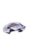 Gucci Women Printed Silk Carré In Purple