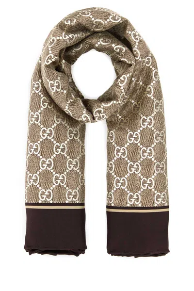 Gucci Women Printed Silk Foulard