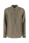 Gucci Women Printed Silk Shirt