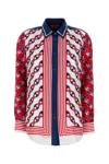 Gucci Silk Twill Printed Shirt