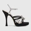 Gucci Women's Pump With Crystal Interlocking G In Black