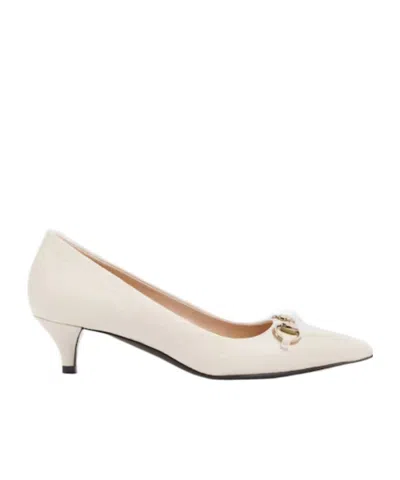 Gucci Horsebit Gg Leather Pump In Multi