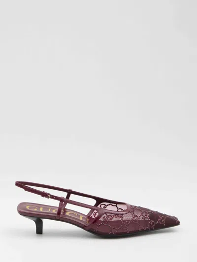 GUCCI GUCCI WOMEN PUMPS WITH GG CRYSTALS