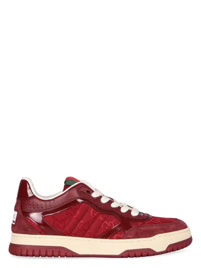 GUCCI WOMEN'S RE-WEB LOW-TOP SNEAKERS
