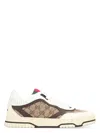 Gucci Re-web Low-top Sneakers In Gold