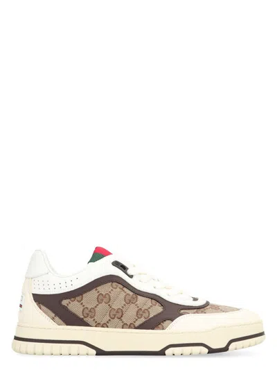 GUCCI WOMEN'S RE-WEB LOW-TOP SNEAKERS