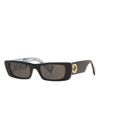 Gucci Women's Rectangle Sunglasses, Gg0516s Gc001234 In Black