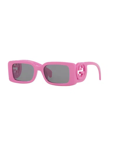 Gucci Women's Rectangle Sunglasses, Gg1325s Gc002013 In Pink