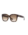 Gucci Women's Rectangle Sunglasses, Gg1338sk Gc002243 In Brown