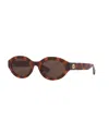 Gucci Women's Rectangle Sunglasses, Gg1579s Gc002274 In Brown