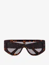 Gucci Women Rectangular Acetate Sunglasses In Orange