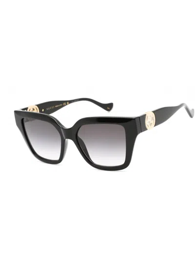 Gucci Women's Rectangular Designer Sunglasses - Gg1023s Style In Black