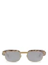Gucci Women's Rectangular Frame Sunglasses In Brown