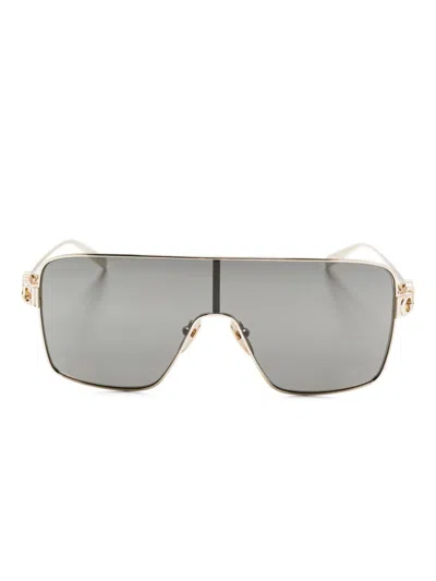 Gucci Women Rectangular Shape Sunglasses In Gray