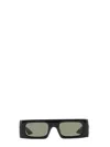Gucci Rectangle Frame Sunglasses In Black